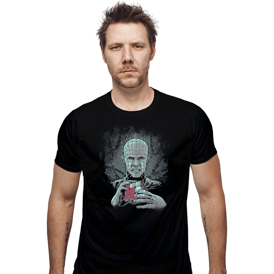 Shirts Fitted Shirts, Mens / Small / Black Hell Cube