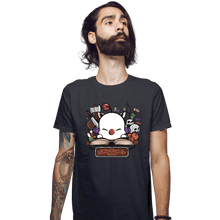 Load image into Gallery viewer, Shirts Fitted Shirts, Mens / Small / Dark Heather Lil Kupo Buy And Save
