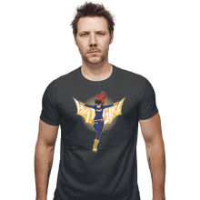 Load image into Gallery viewer, Shirts Fitted Shirts, Mens / Small / Charcoal Bat Girl
