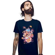 Load image into Gallery viewer, Secret_Shirts Fitted Shirts, Mens / Small / Navy Nakamas

