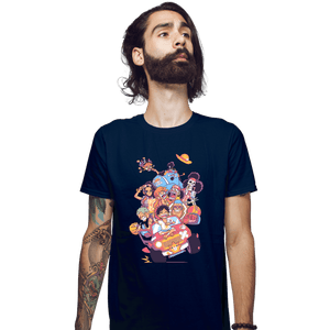 Secret_Shirts Fitted Shirts, Mens / Small / Navy Nakamas