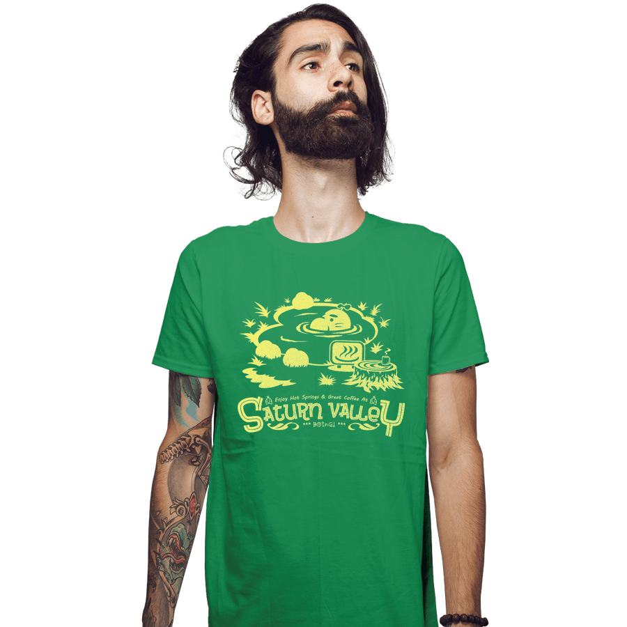 Shirts Fitted Shirts, Mens / Small / Irish Green Relax In Saturn Valley