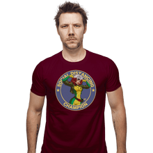 Load image into Gallery viewer, Shirts Fitted Shirts, Mens / Small / Maroon Rogue Social Distancing Champion
