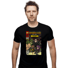 Load image into Gallery viewer, Secret_Shirts Fitted Shirts, Mens / Small / Black No Way Home Comics

