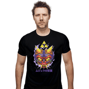 Shirts Fitted Shirts, Mens / Small / Black Majora's Oni Mask