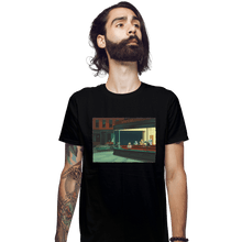 Load image into Gallery viewer, Shirts Fitted Shirts, Mens / Small / Black Nightdroids

