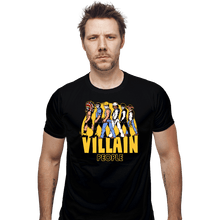 Load image into Gallery viewer, Daily_Deal_Shirts Fitted Shirts, Mens / Small / Black The Villain People
