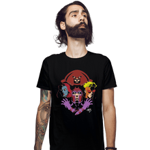 Load image into Gallery viewer, Shirts Fitted Shirts, Mens / Small / Black Brotherhood Rhapsody
