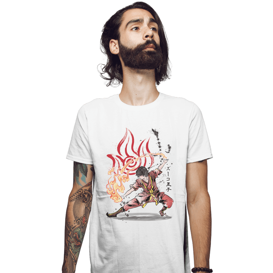 Shirts Fitted Shirts, Mens / Small / White The Power Of The Fire Nation