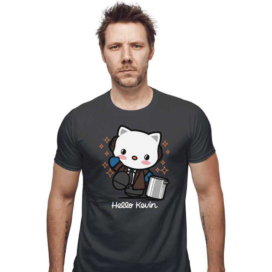 Shirts Fitted Shirts, Mens / Small / Charcoal Hello Kevin