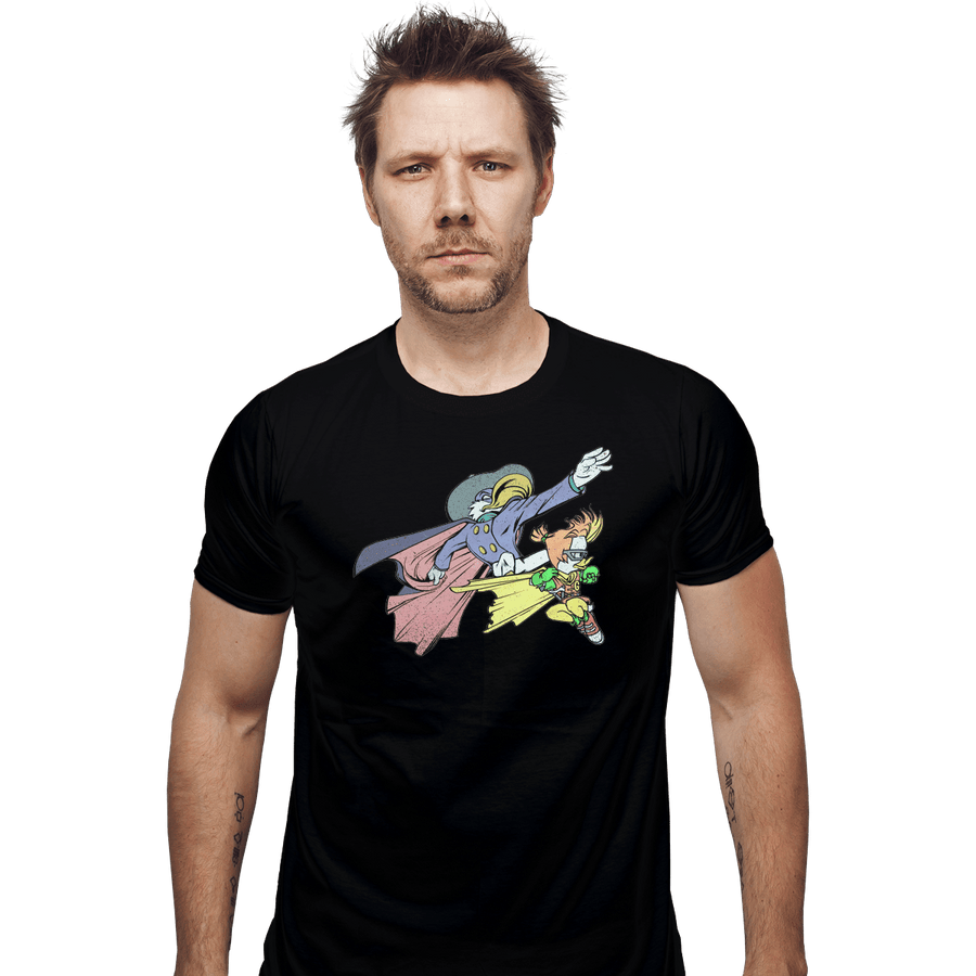 Shirts Fitted Shirts, Mens / Small / Black The Duck Knight