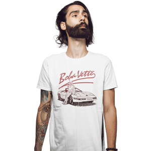 Shirts Fitted Shirts, Mens / Small / White Boba Vette
