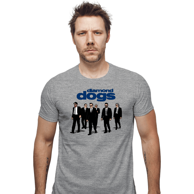 Secret_Shirts Fitted Shirts, Mens / Small / Sports Grey Diamond Dogs