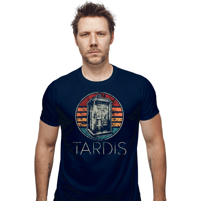 Shirts Fitted Shirts, Mens / Small / Navy Vintage Tardis