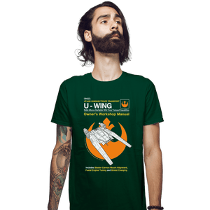 Secret_Shirts Fitted Shirts, Mens / Small / Irish green U-Wing Manual