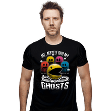 Load image into Gallery viewer, Daily_Deal_Shirts Fitted Shirts, Mens / Small / Black Me Myself And My Ghosts
