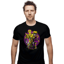 Load image into Gallery viewer, Shirts Fitted Shirts, Mens / Small / Black Attack Of Giorno
