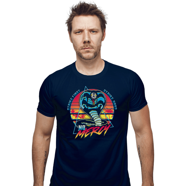 Secret_Shirts Fitted Shirts, Mens / Small / Navy Retro Cobra