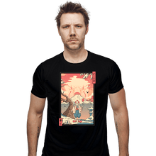 Load image into Gallery viewer, Secret_Shirts Fitted Shirts, Mens / Small / Black Floating Nightmare Ukiyo-e
