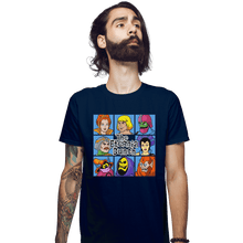 Load image into Gallery viewer, Shirts Fitted Shirts, Mens / Small / Navy The Eternia Bunch
