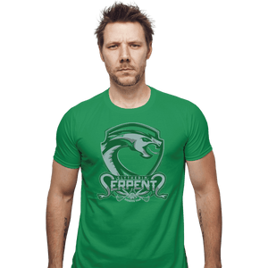 Shirts Fitted Shirts, Mens / Small / Irish Green Slytherin Serpents