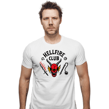 Load image into Gallery viewer, Secret_Shirts Fitted Shirts, Mens / Small / White Hellfire Club

