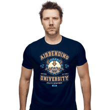 Load image into Gallery viewer, Secret_Shirts Fitted Shirts, Mens / Small / Navy Airbending University
