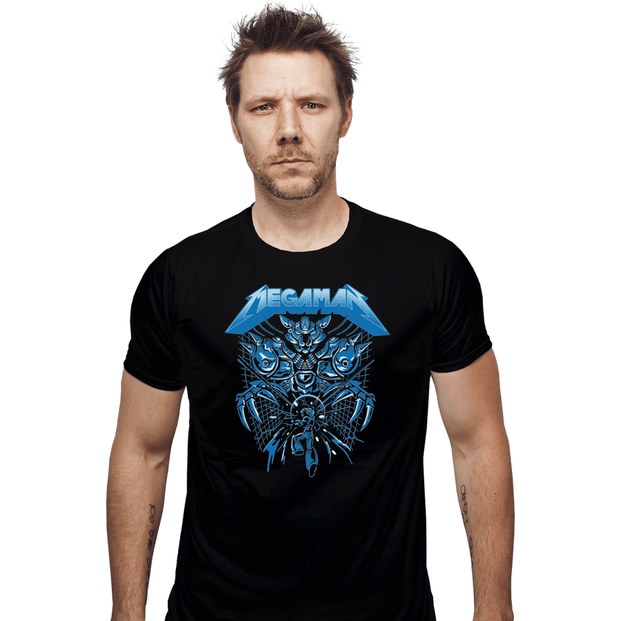 Secret_Shirts Fitted Shirts, Mens / Small / Black Mega Rockman Secret Sale