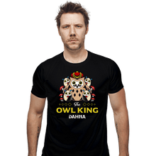 Load image into Gallery viewer, Shirts Fitted Shirts, Mens / Small / Black The Owl King
