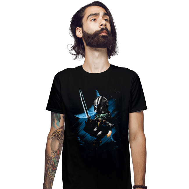Daily_Deal_Shirts Fitted Shirts, Mens / Small / Black Galactic Clan
