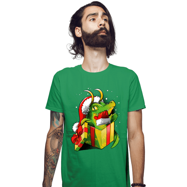 Daily_Deal_Shirts Fitted Shirts, Mens / Small / Irish Green Christmas Variant