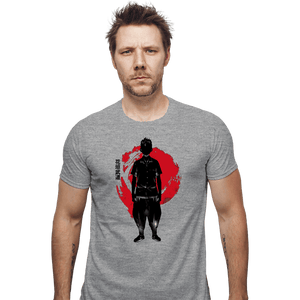 Shirts Fitted Shirts, Mens / Small / Sports Grey Crimson takemichi