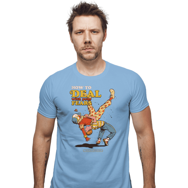 Daily_Deal_Shirts Fitted Shirts, Mens / Small / Powder Blue Deal With Your Fears