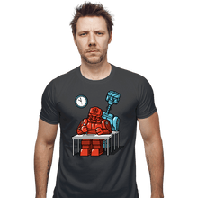 Load image into Gallery viewer, Secret_Shirts Fitted Shirts, Mens / Small / Charcoal Robot Exam
