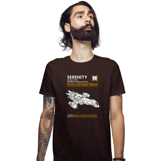 Shirts Fitted Shirts, Mens / Small / Dark Chocolate Serenity Service And Repair Manual