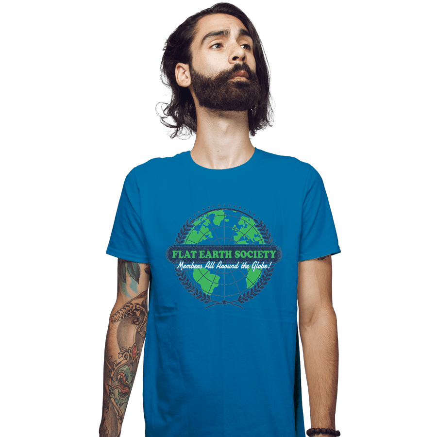 Shirts Fitted Shirts, Mens / Small / Sapphire Around The Globe