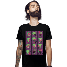 Load image into Gallery viewer, Shirts Fitted Shirts, Mens / Small / Black Zim Expressions
