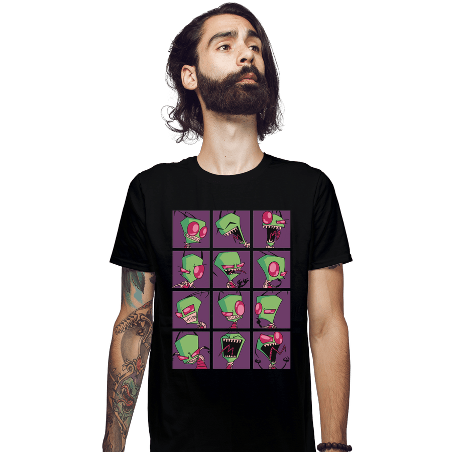 Shirts Fitted Shirts, Mens / Small / Black Zim Expressions