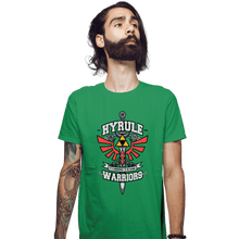 Load image into Gallery viewer, Shirts Fitted Shirts, Mens / Small / Irish Green Hyrule Warriors

