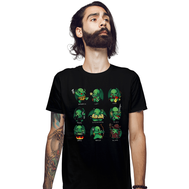 Shirts Fitted Shirts, Mens / Small / Black Cthulhu Roles