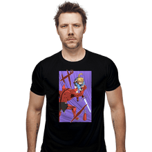 Load image into Gallery viewer, Secret_Shirts Fitted Shirts, Mens / Small / Black Link Slash
