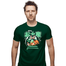 Load image into Gallery viewer, Shirts Fitted Shirts, Mens / Small / Irish Green JRPG Souvenir Fantasy
