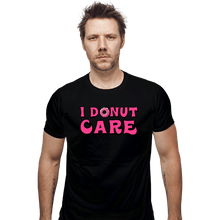 Load image into Gallery viewer, Shirts Fitted Shirts, Mens / Small / Black I Donut Care
