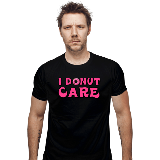 Shirts Fitted Shirts, Mens / Small / Black I Donut Care