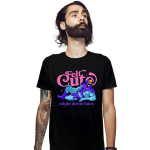 Secret_Shirts Fitted Shirts, Mens / Small / Black Felt Cute!