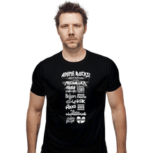 Load image into Gallery viewer, Secret_Shirts Fitted Shirts, Mens / Small / Black Anime Rocks
