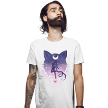 Load image into Gallery viewer, Shirts Fitted Shirts, Mens / Small / White Fight Like A Girl Moon
