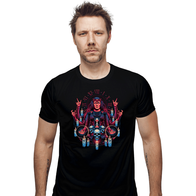 Daily_Deal_Shirts Fitted Shirts, Mens / Small / Black Wonderful Witchcraft