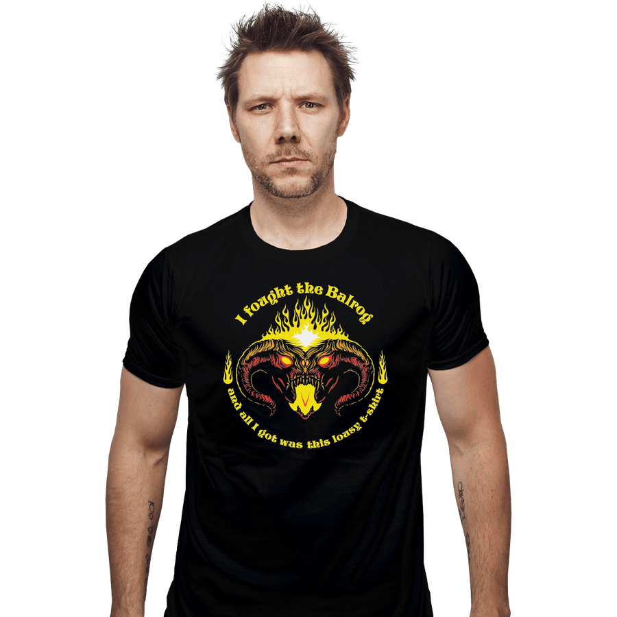 Shirts Fitted Shirts, Mens / Small / Black I Fought The Fire Demon