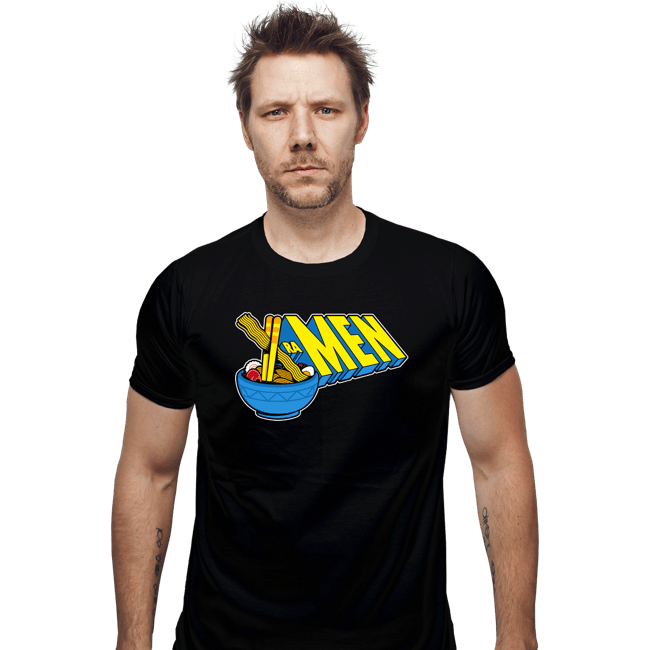 Daily_Deal_Shirts Fitted Shirts, Mens / Small / Black X Ra-Men